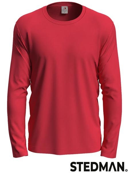 T-SHIRT MĘSKI Z DŁUGIM RĘKAWEM STEDMAN