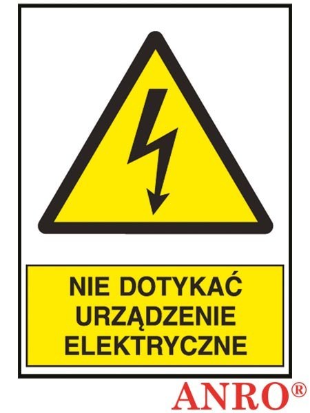 ZNAK BEZPIECZEŃSTWA ANRO