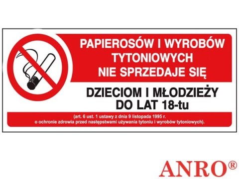 ZNAK BEZPIECZEŃSTWA ANRO