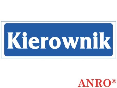 ZNAK BEZPIECZEŃSTWA ANRO